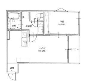 コンフォールモロエ A【2階】の間取り