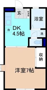 メイフィールド【1階】の間取り