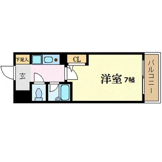 エスリード本町【6階】の間取り