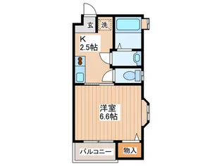 菊水パレス【4階】の間取り