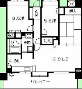 アーバンビュー渚ガーデン・タワーヴィレッジ一番館【5階】の間取り