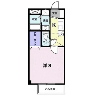 アグリーアブル【2階】の間取り