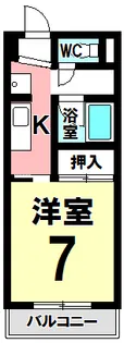 ウィンディ明和台【1階】の間取り