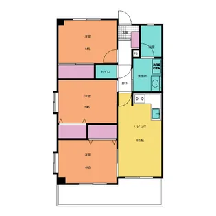 ゴールド高澤【1階】の間取り