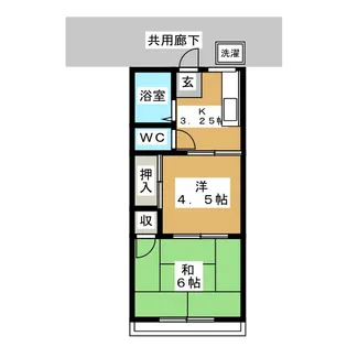 シティハイム加藤【2階】の間取り