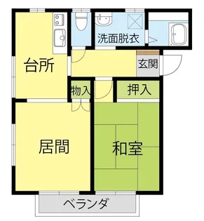 アイディル【2階】の間取り