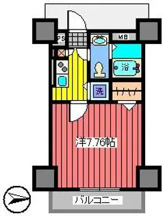 埼玉県川口市芝新町【マンション】の間取り