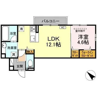 広島県東広島市西条町寺家【アパート】の間取り