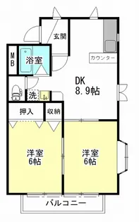 セントラルハイム105【2階】の間取り