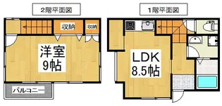 埼玉県ふじみ野市北野1【一戸建】の間取り