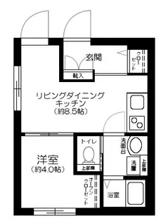 東京都荒川区東日暮里1【マンション】の間取り