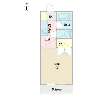 ピエールクロシェット【1階】の間取り