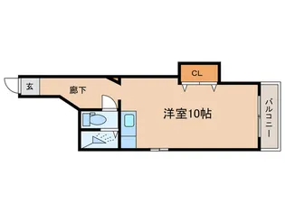 パレス松原【5階】の間取り