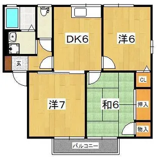 グランド・エステート【2階】の間取り