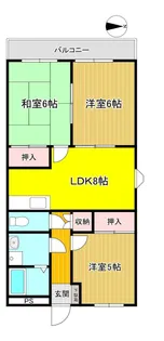マンション名倉【2階】の間取り