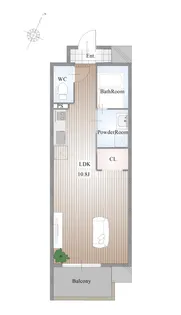 ヴィオラ健軍【6階】の間取り