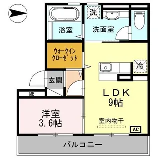 グランツェーレ【2階】の間取り