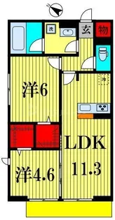 ハイクレスト【3階】の間取り