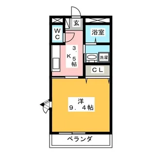 ハイムサンフィット【1階】の間取り