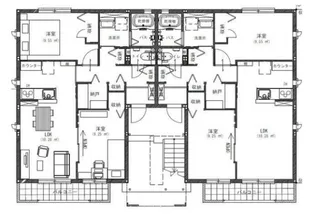 Tear La有東【2階】の間取り