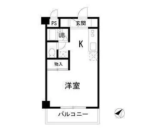 熊沢第2ビル【4階】の間取り
