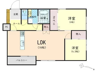 カッパビル【2階】の間取り
