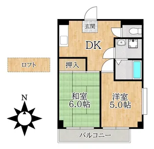 MANSION SATO 猫実【5階】の間取り