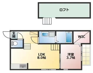 barbbys【2階】の間取り
