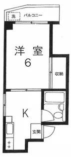 若林ビル【3階】の間取り