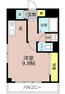 メゾンドプルミエール【7階】の間取り