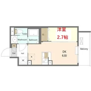 ES Grande大森【1階】の間取り