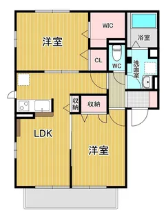 EspoirI【2階】の間取り