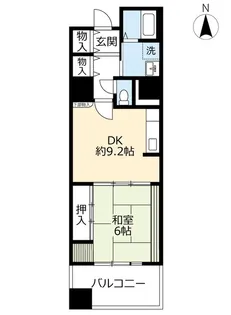 URベルマージュ堺弐番館【6階】の間取り