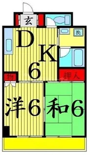 KODAヒルズ四つ木【3階】の間取り