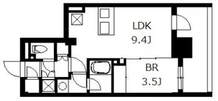 テストルジェンテ赤坂【5階】の間取り