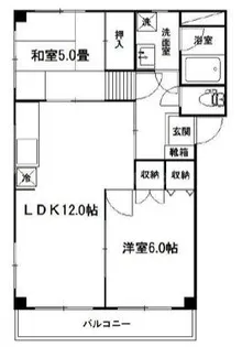 埼玉県さいたま市中央区本町東5【マンション】の間取り