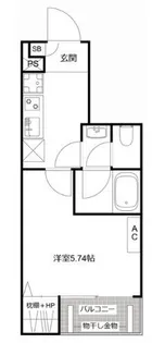 埼玉県富士見市鶴馬2【アパート】の間取り