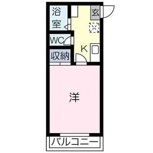 第四ハイツA【2階】の間取り