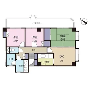浦和ニューハイム【3階】の間取り