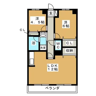 エステージ金沢文庫【2階】の間取り