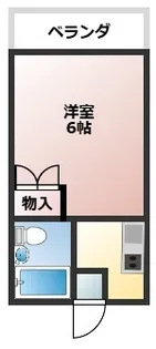 シャトレ我如古【2階】の間取り