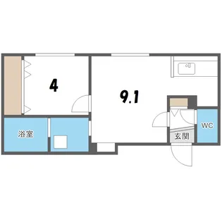 ブランノワールAegis【5階】の間取り