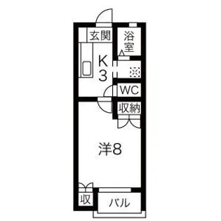 クレアール【1階】の間取り