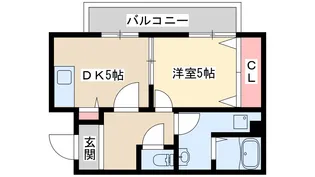 大阪府大阪市北区菅原町【マンション】の間取り