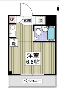 1Rの間取り画像