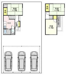 東京都江戸川区南小岩4【一戸建】の間取り
