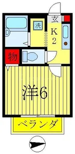 フローラジュン【2階】の間取り