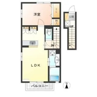 ビューラーKEN C【2階】の間取り