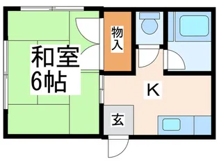 原コ-ポ【3階】の間取り