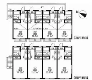 ビラ久末【1階】の間取り